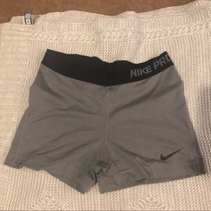 Gray Nike Pros